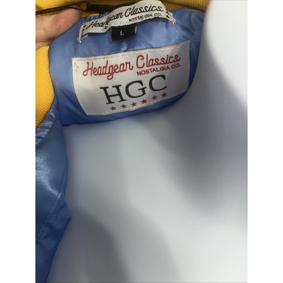 Headgear Classics Jacket Size Large Crenshaw Mamba Mentality 8 24 Blue Satin - Picture 15 of 16